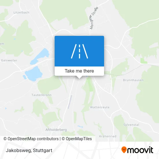 Карта Jakobsweg