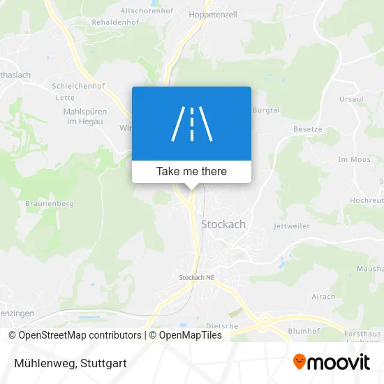 Карта Mühlenweg