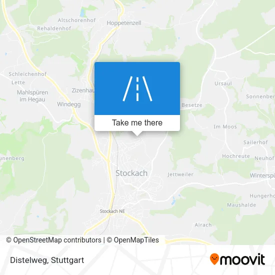 Карта Distelweg