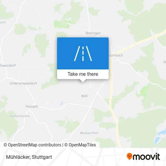 Карта Mühläcker