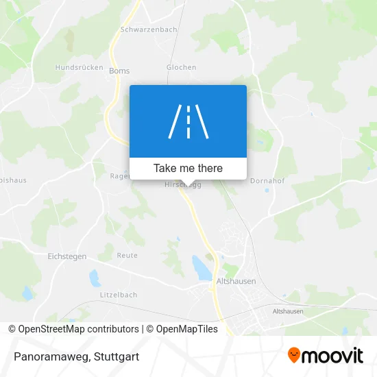 Карта Panoramaweg