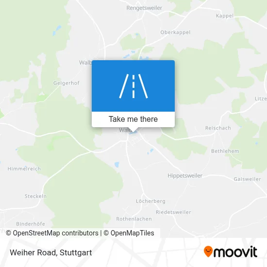 Weiherweg map