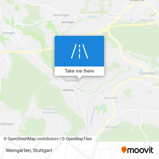 Карта Weingärten