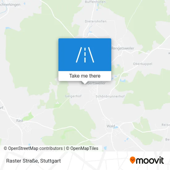 Карта Raster Straße