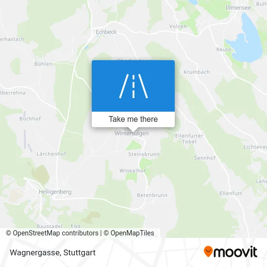 Карта Wagnergasse