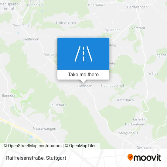 Карта Raiffeisenstraße
