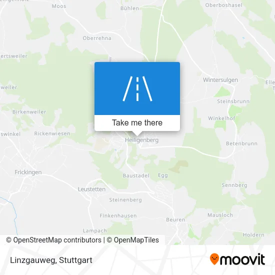 Карта Linzgauweg