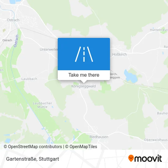Карта Gartenstraße