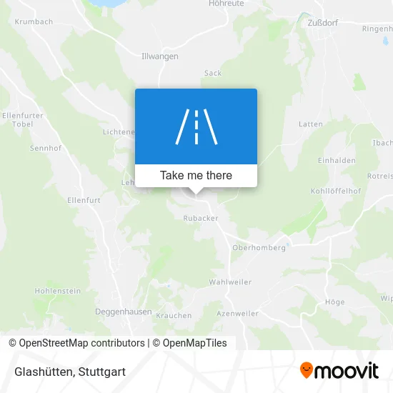 Карта Glashütten