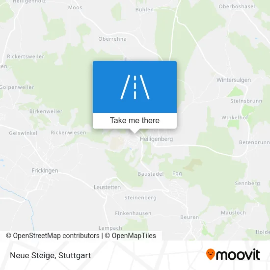 Карта Neue Steige