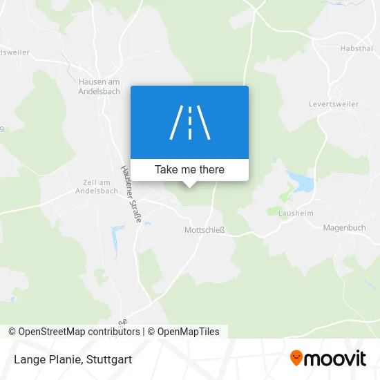 Карта Lange Planie