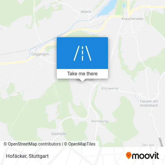 Карта Hofäcker