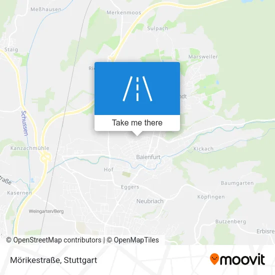 Карта Mörikestraße