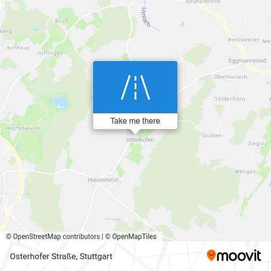 Карта Osterhofer Straße