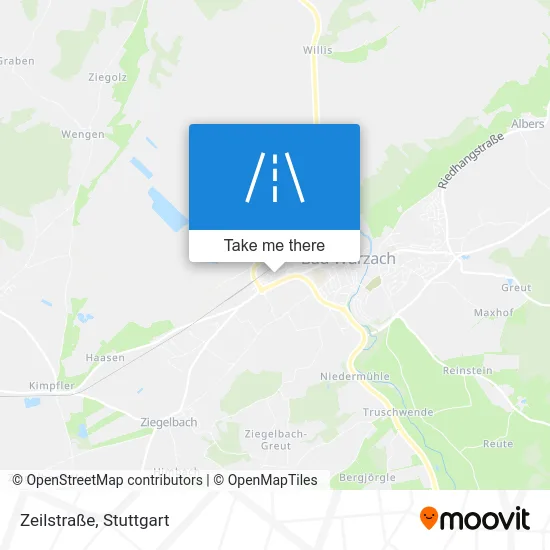 Карта Zeilstraße