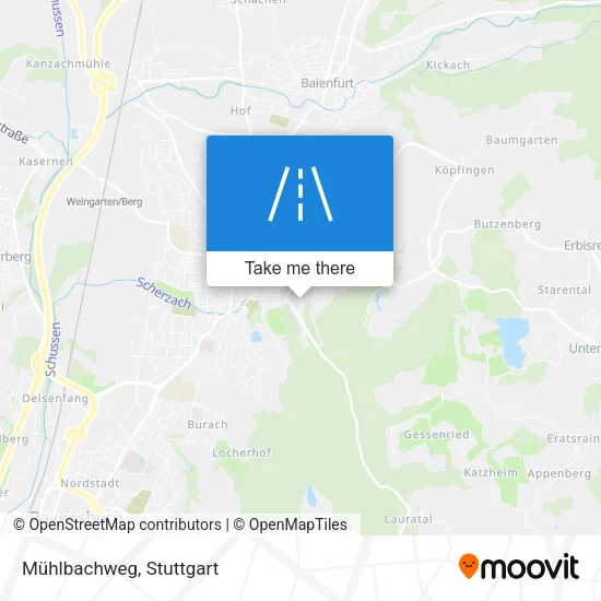Карта Mühlbachweg