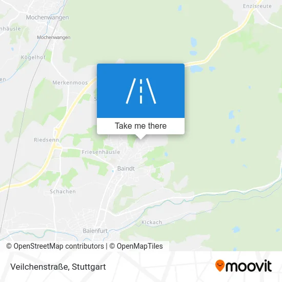 Карта Veilchenstraße