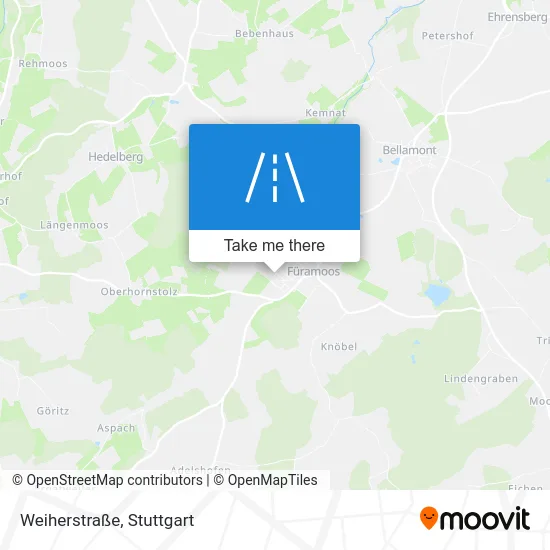 Карта Weiherstraße