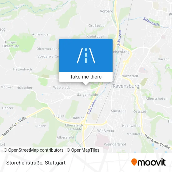 Карта Storchenstraße
