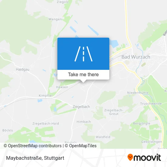 Карта Maybachstraße