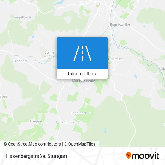 Карта Hasenbergstraße