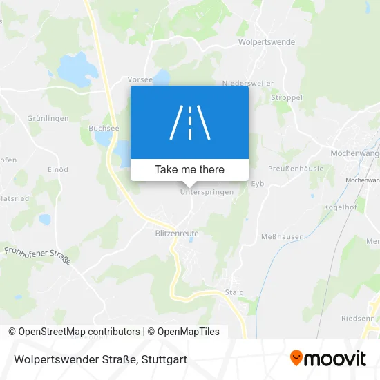 Карта Wolpertswender Straße