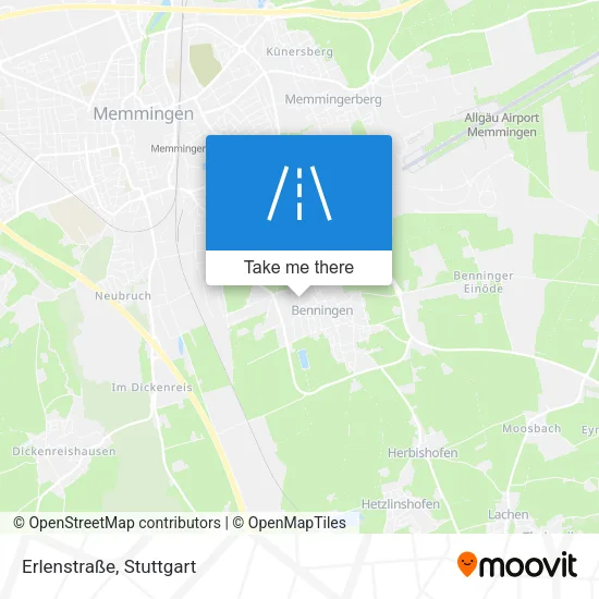 Карта Erlenstraße