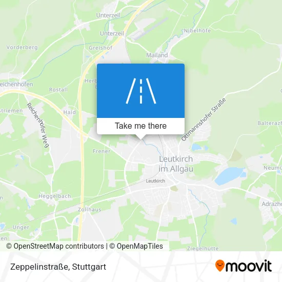 Карта Zeppelinstraße