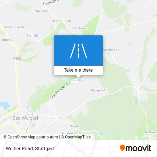 Weiherweg map