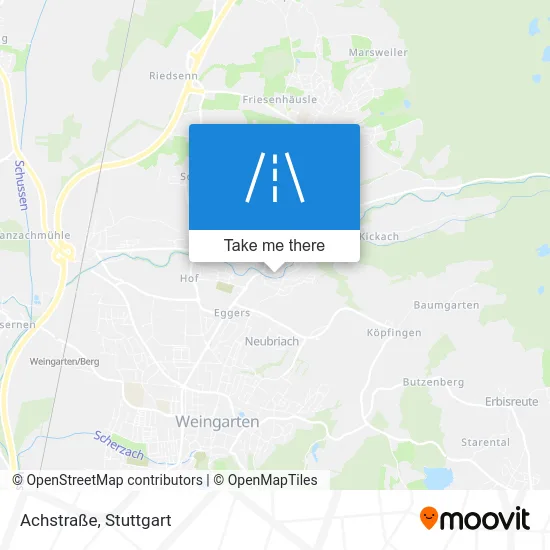 Карта Achstraße