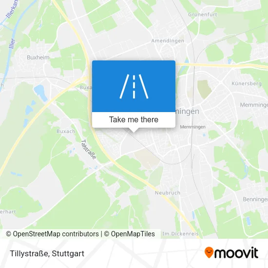 Карта Tillystraße