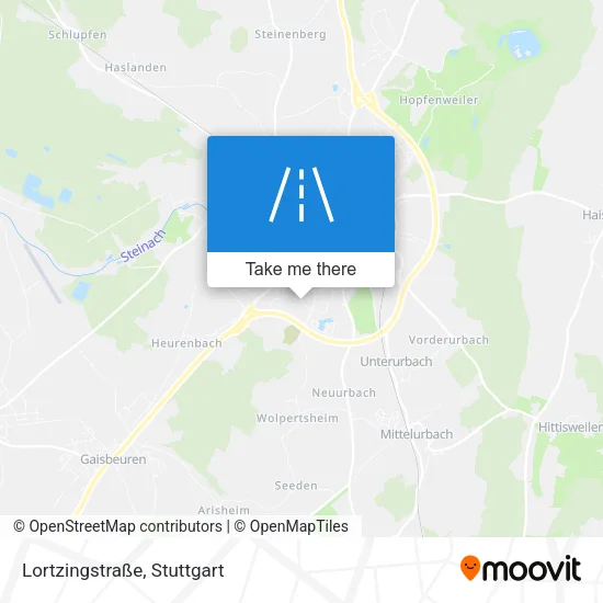 Карта Lortzingstraße