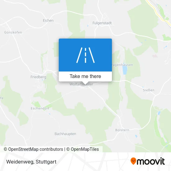 Карта Weidenweg