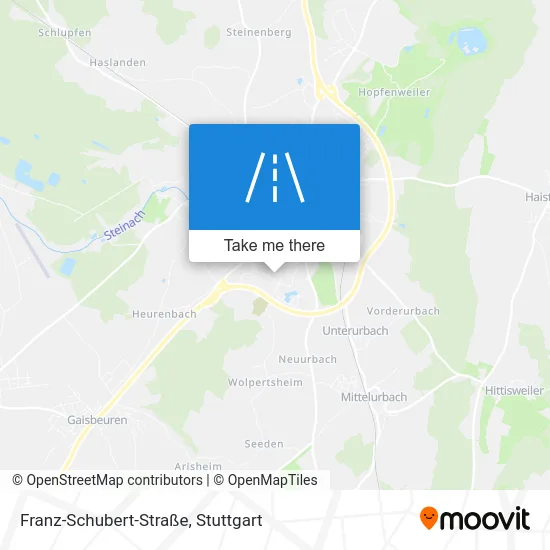 Карта Franz-Schubert-Straße