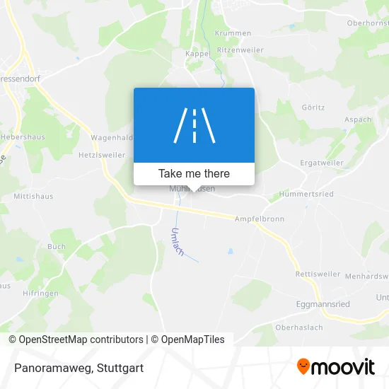 Карта Panoramaweg