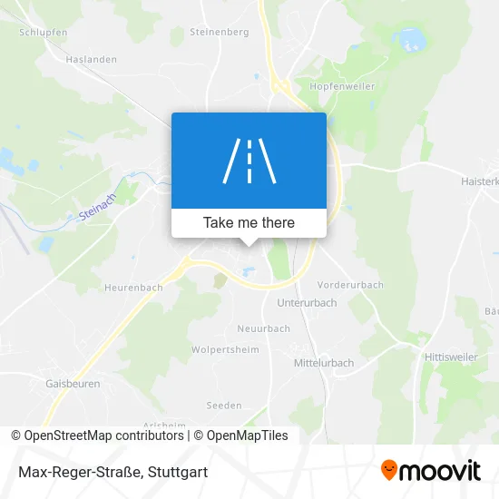 Карта Max-Reger-Straße