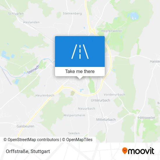 Карта Orffstraße