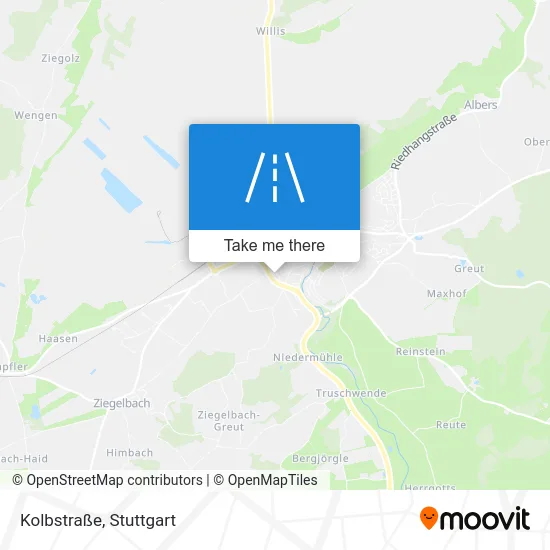 Карта Kolbstraße