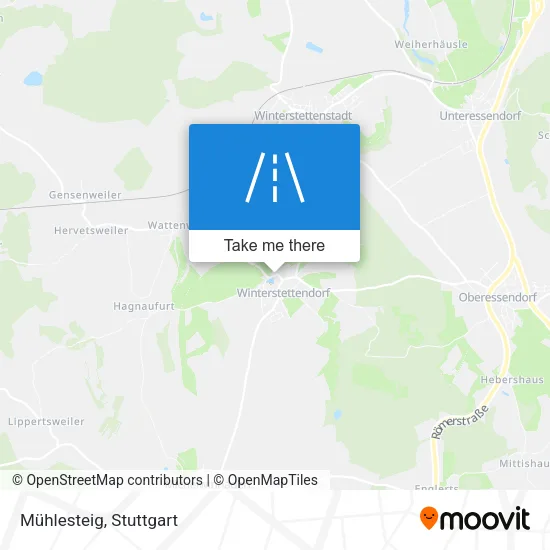 Карта Mühlesteig