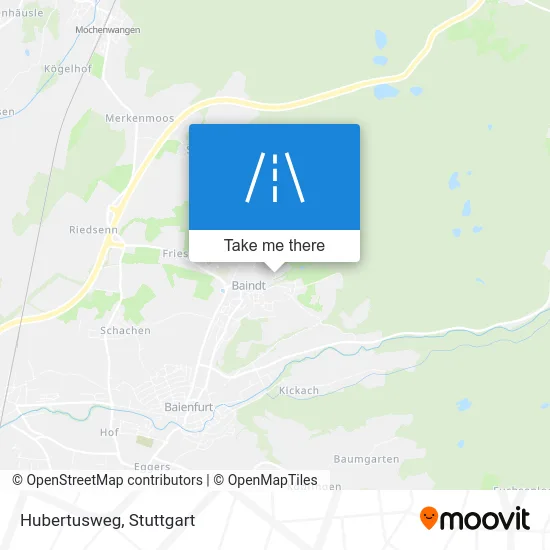 Карта Hubertusweg