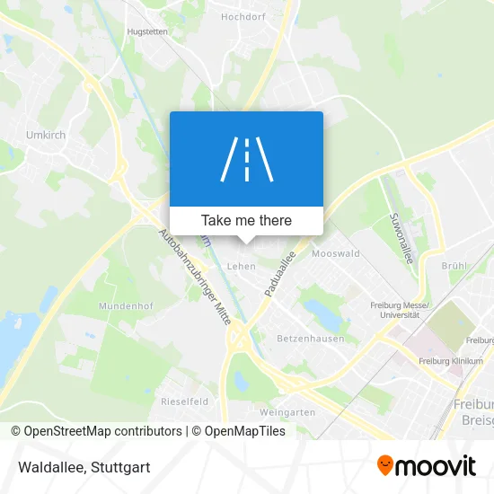 Карта Waldallee