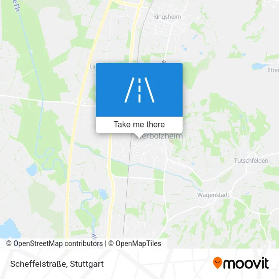 Карта Scheffelstraße