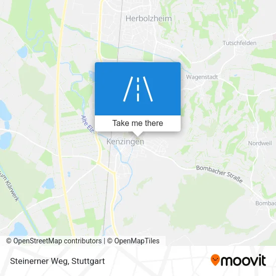 Карта Steinerner Weg