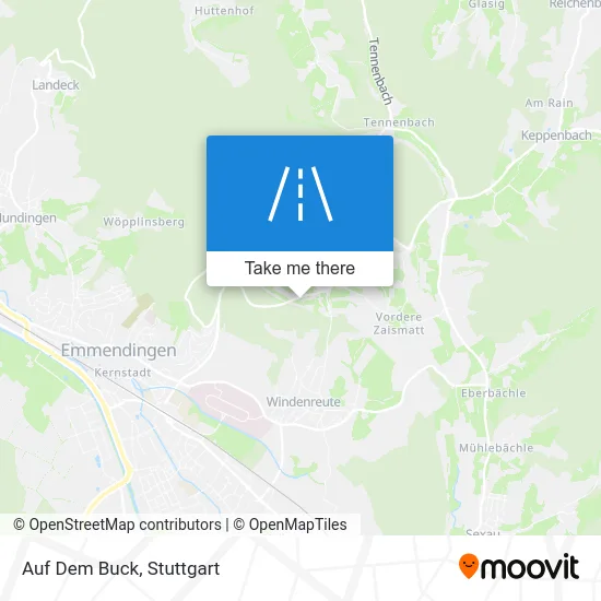 Карта Auf Dem Buck