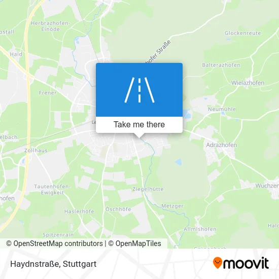 Карта Haydnstraße