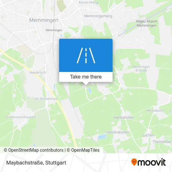 Карта Maybachstraße