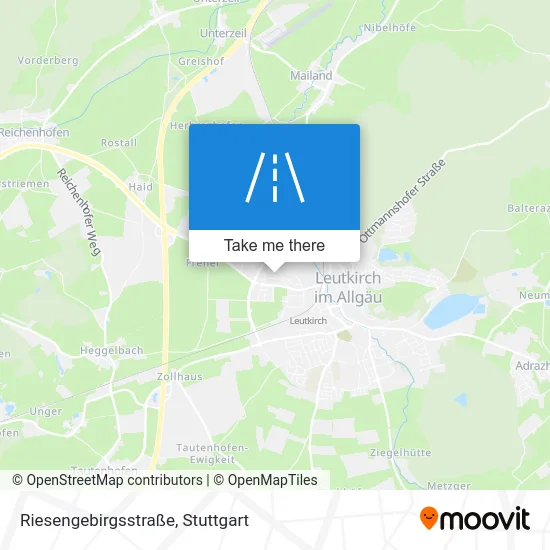 Riesengebirgsstraße map