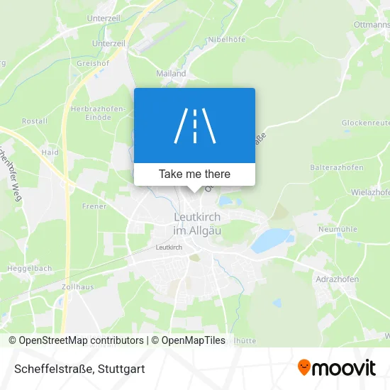 Карта Scheffelstraße