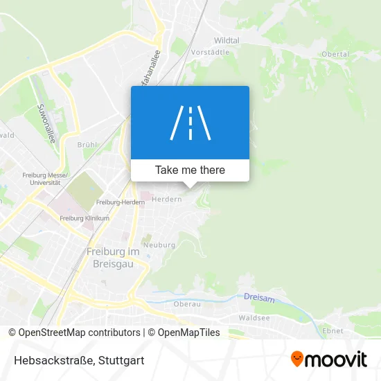 Карта Hebsackstraße