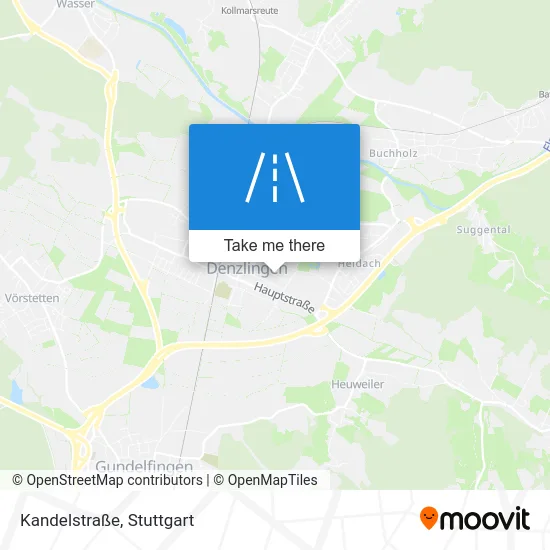 Карта Kandelstraße